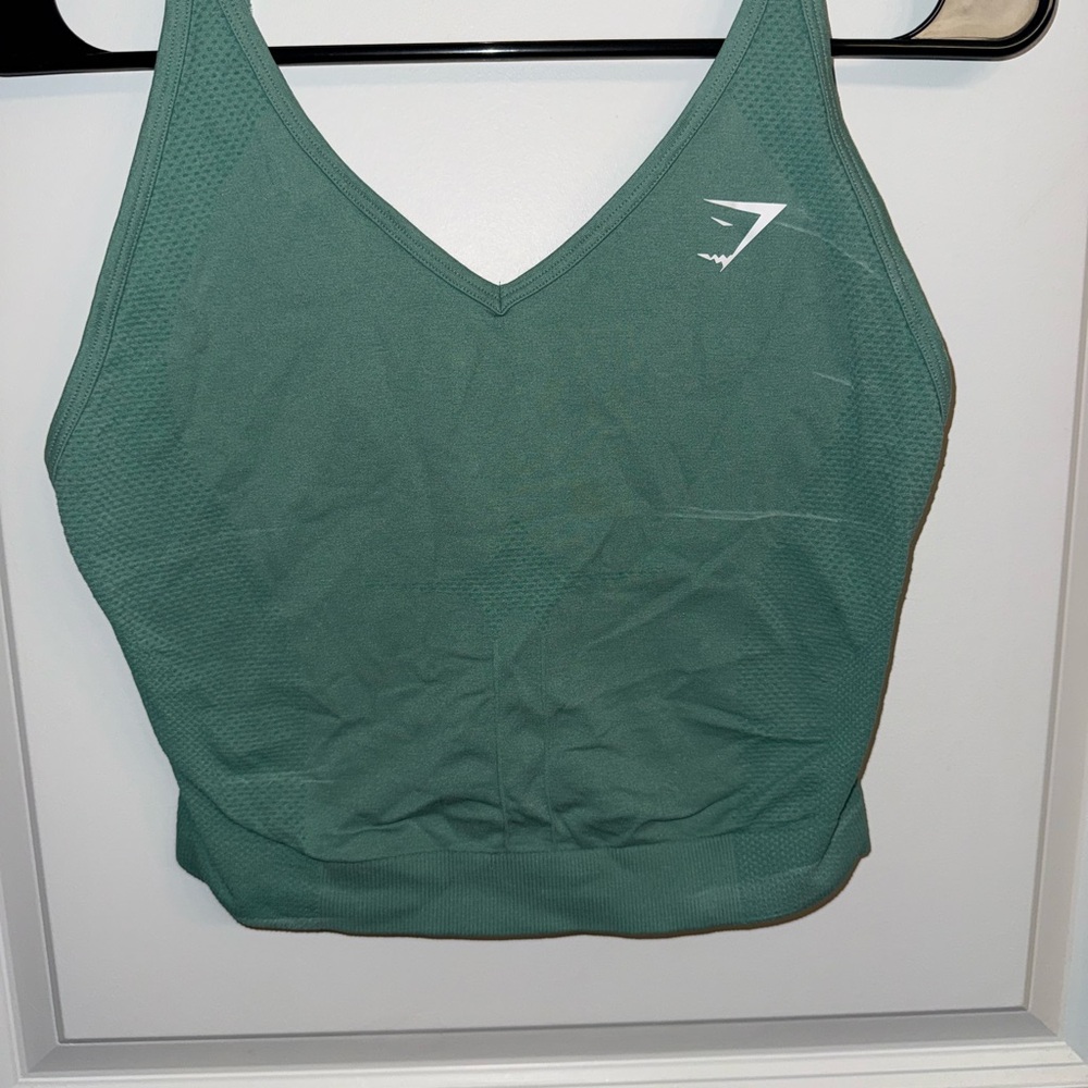 Teal Gymshark Activewear Top